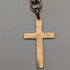 Antique rolled gold Albert chain cross fob